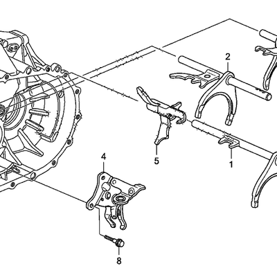 K-Series 5 Speed OEM 1-2 Fork