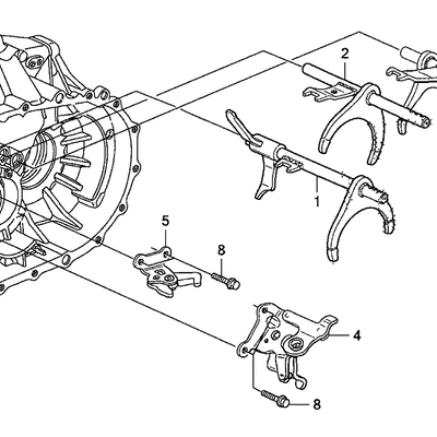 K-Series 5 Speed OEM 3-4 Fork
