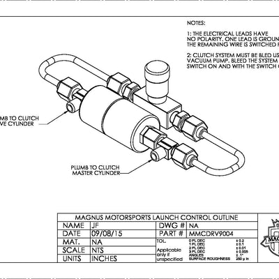 Magnus Race Clutch Slipper Valve