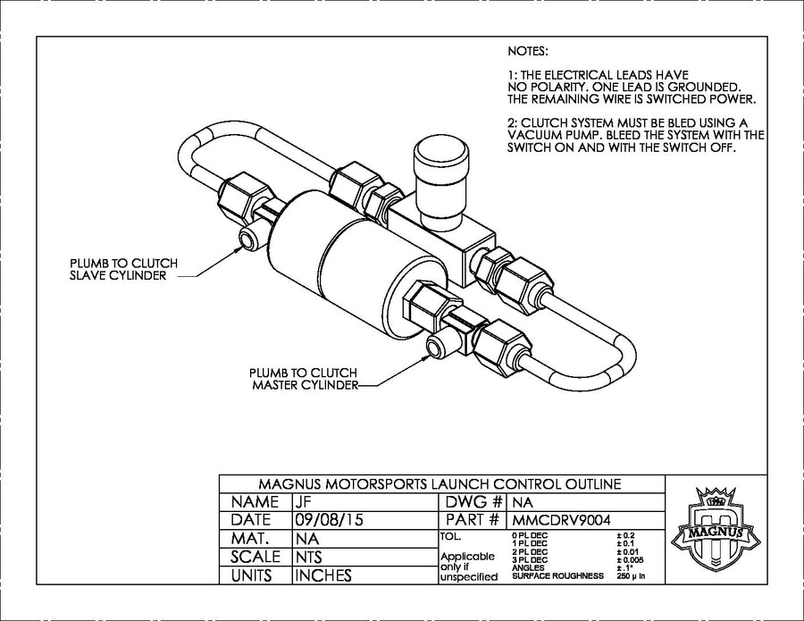 Magnus Race Clutch Slipper Valve GP1Racing